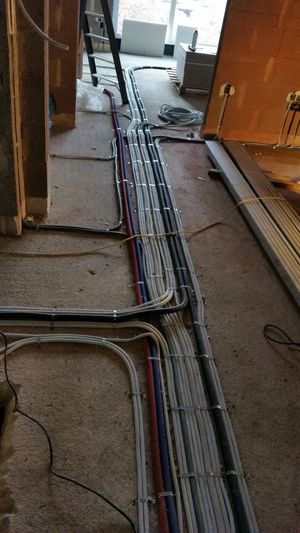 Kabelverlegung im Boden